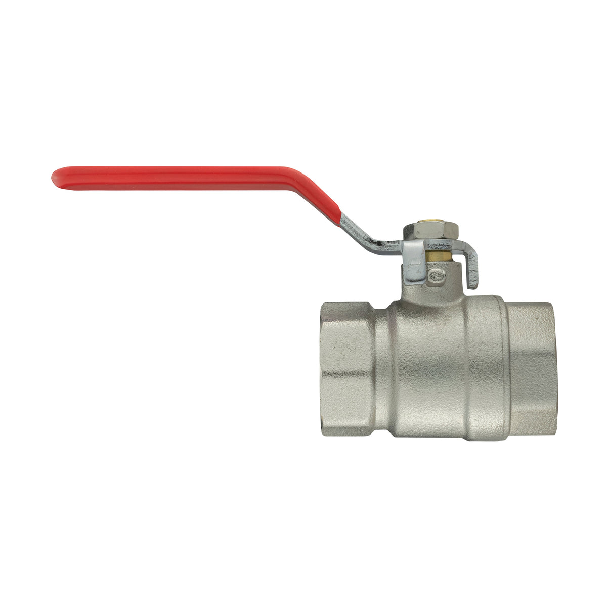 Female Nickel Plated Brass Lever Valve, 2"