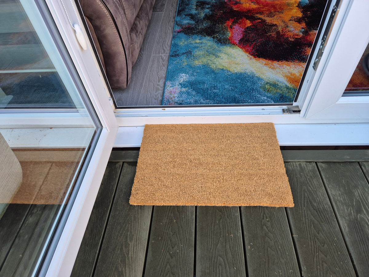 Coir Doormat, 60cm x 40cm - Blank