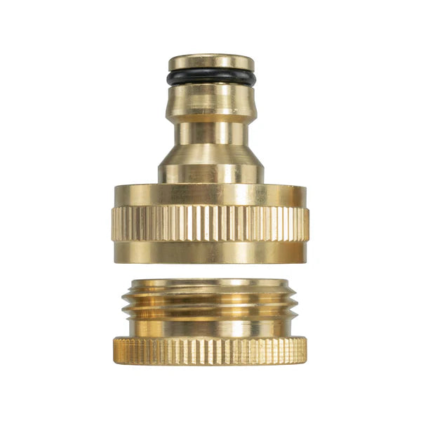 Female Tap Connector – 1” & 3/4” BSPF, Brass