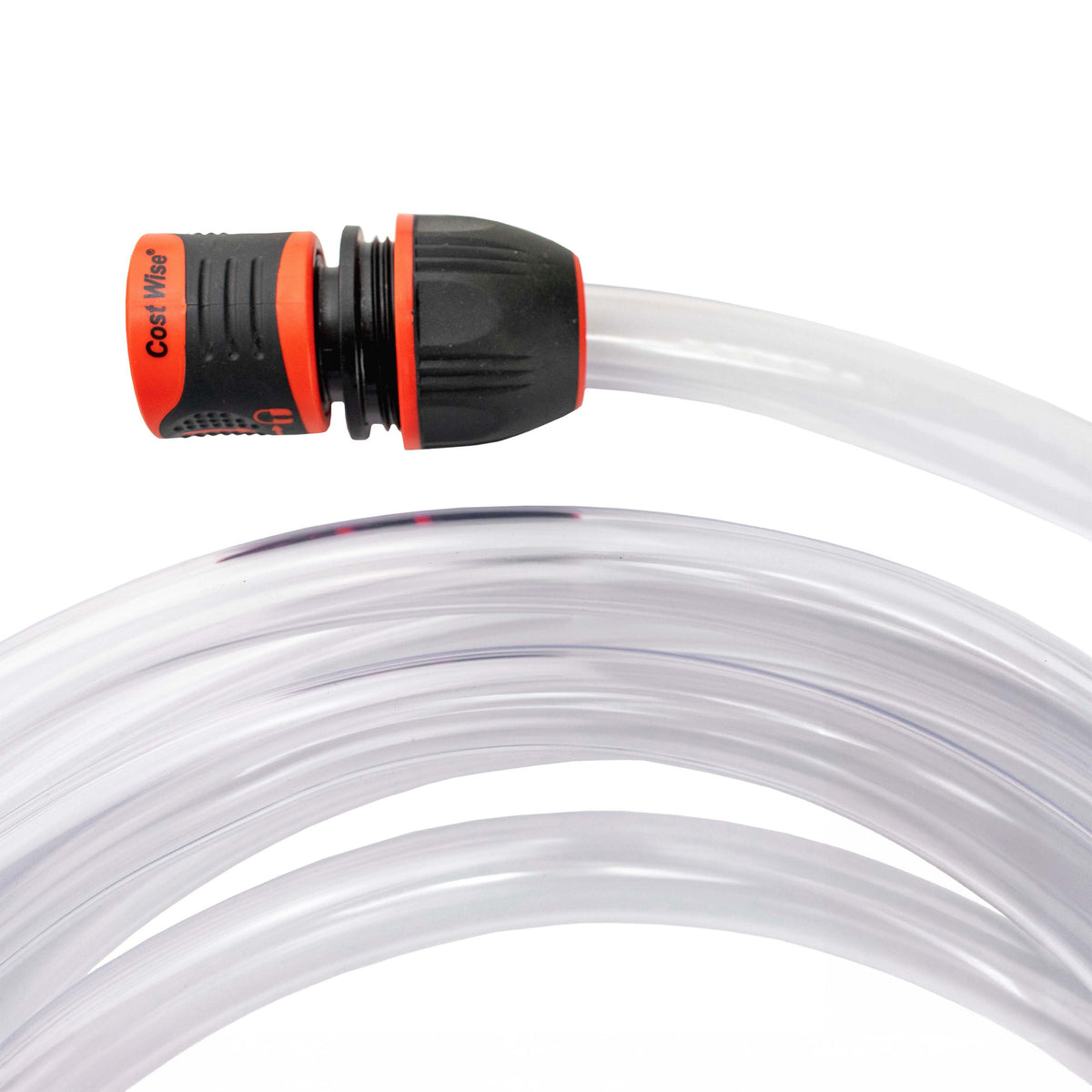 1/2" & 3/4" Female Hose Connector - Lockable Design, Black