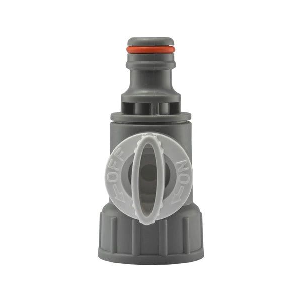 3/4" BSPF Valve with Quick Connector, Grey
