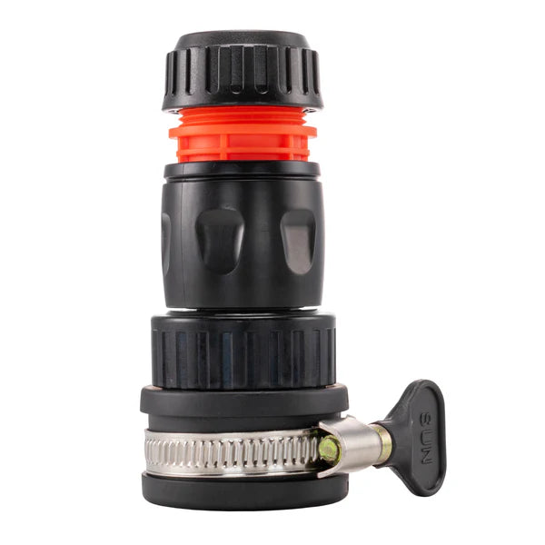 22-24mm Wide Kitchen Tap Connector to Garden Hose Adaptor + 1/2" Hose Connector