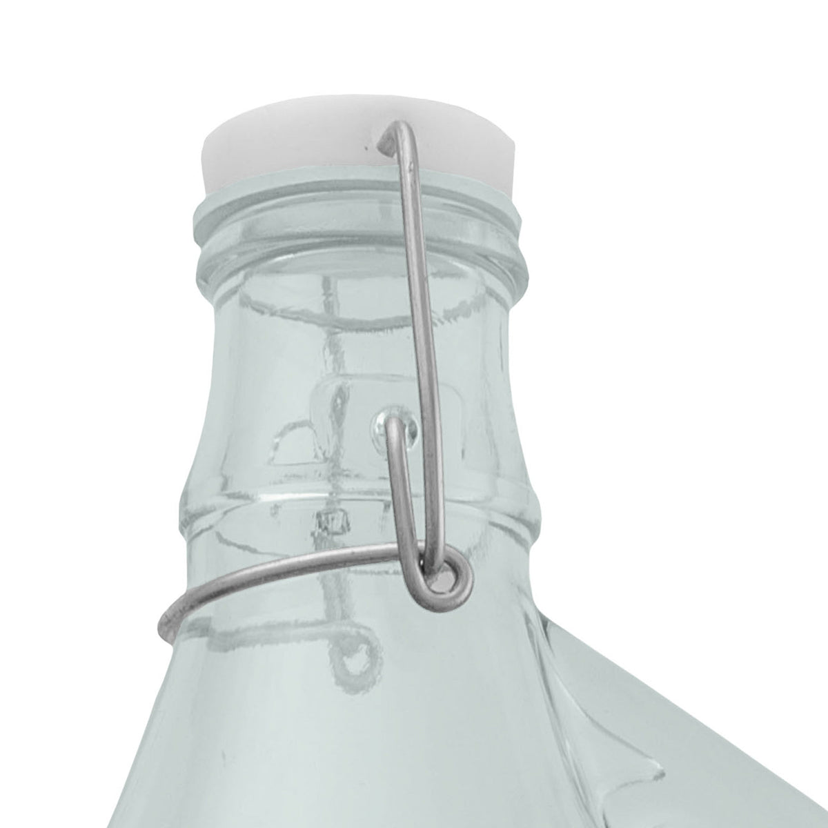 5L Clear Glass Demijohn Bottle with Swing-top Cap, Box of 6