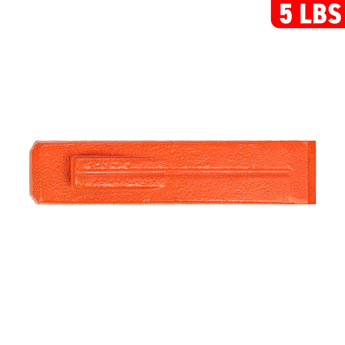 Red 5LBS Wood Log Splitting Spike Wedge