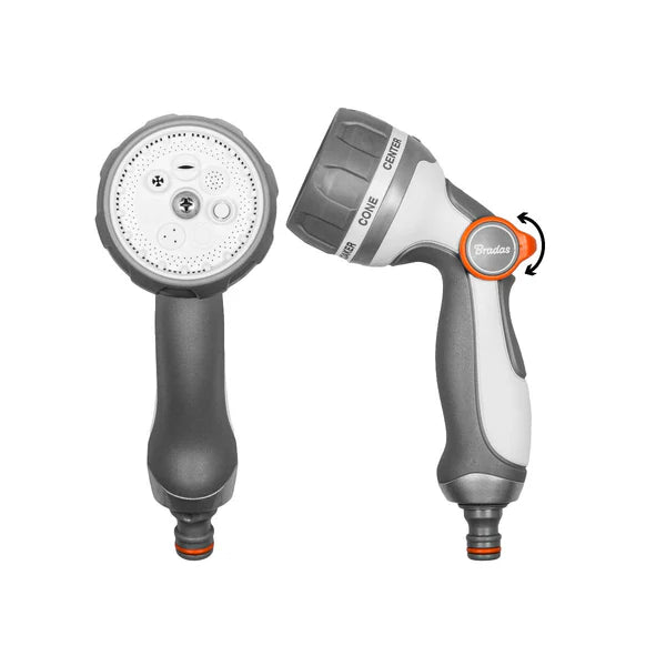 Grey & White 7-Pattern Multi Water Sprayer, EN56M