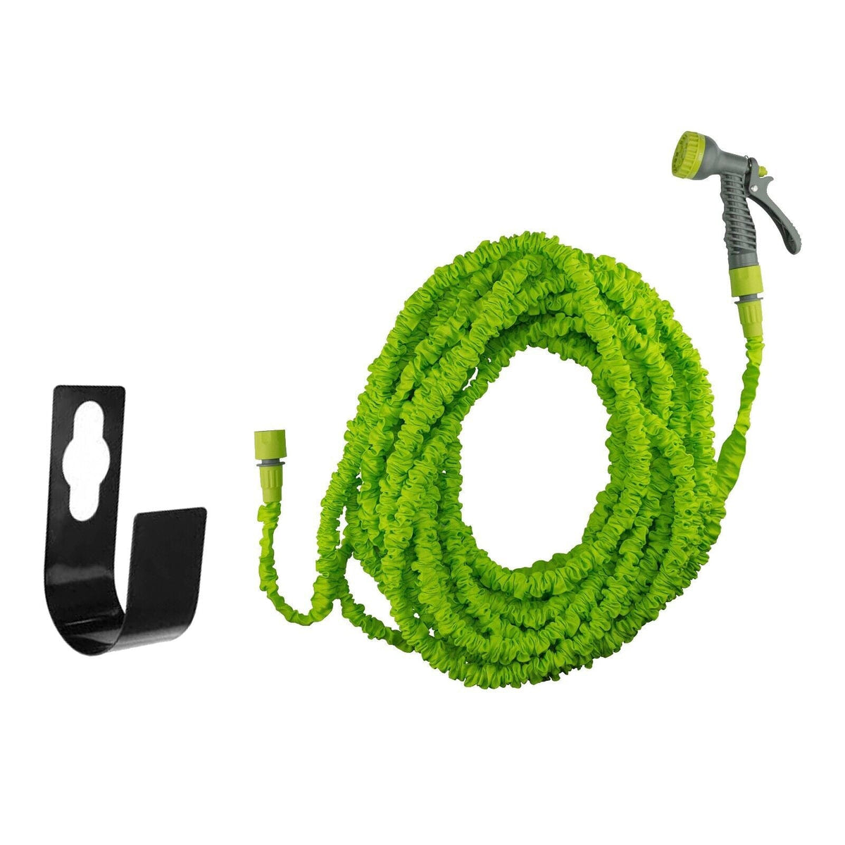 Green Expandable Pressure Water Hose Set with Sprayer
