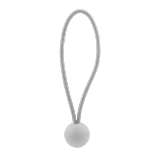 6" White Bungee Balls, (x60)