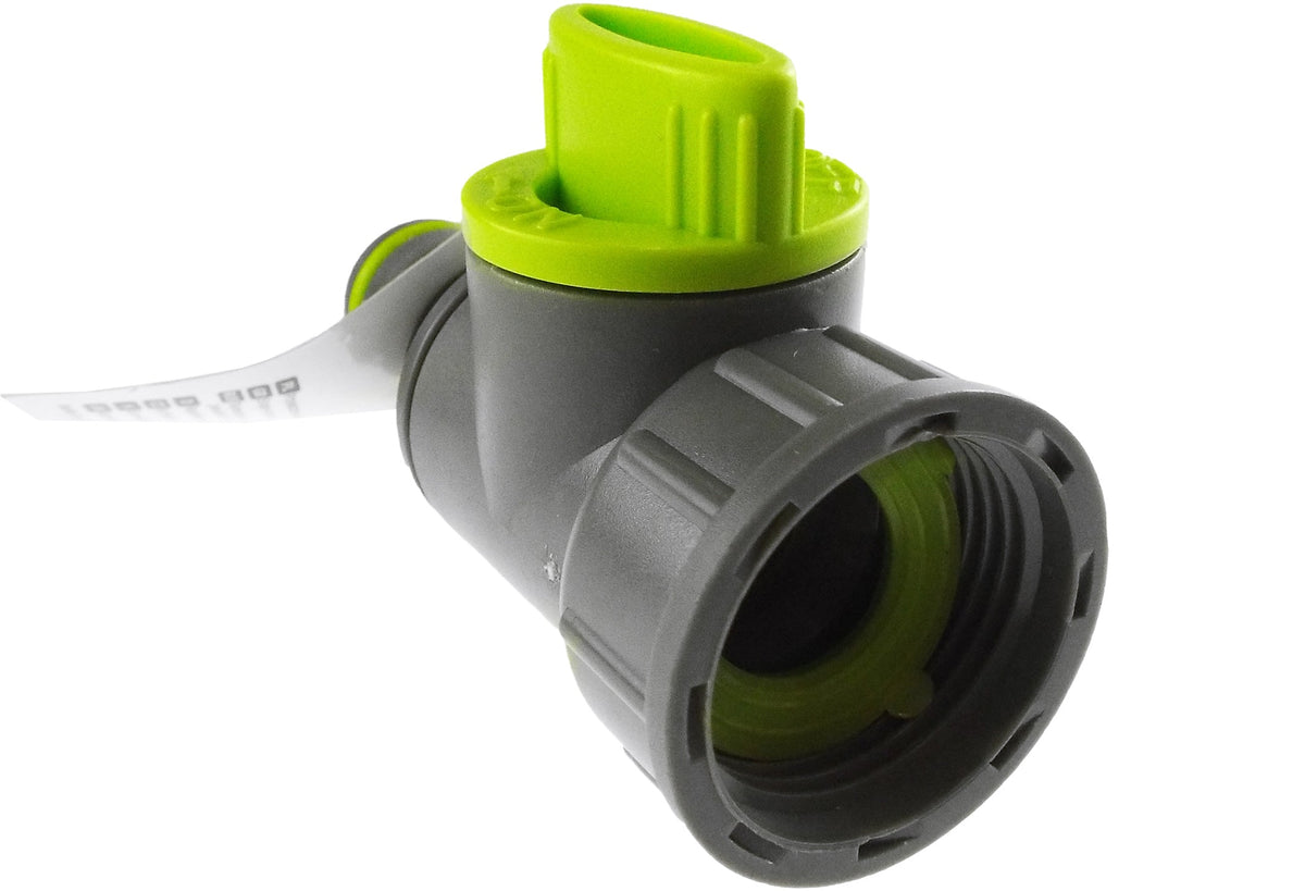 3/4" BSPF Valve with Quick Connector, Lime