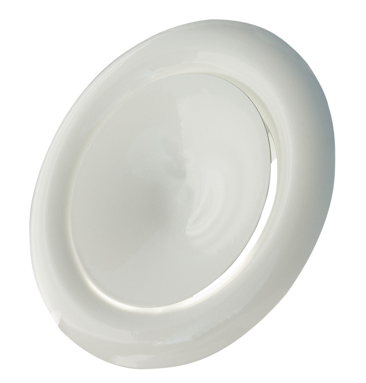 White Anemostat Intake Ceiling Valve, 125mm