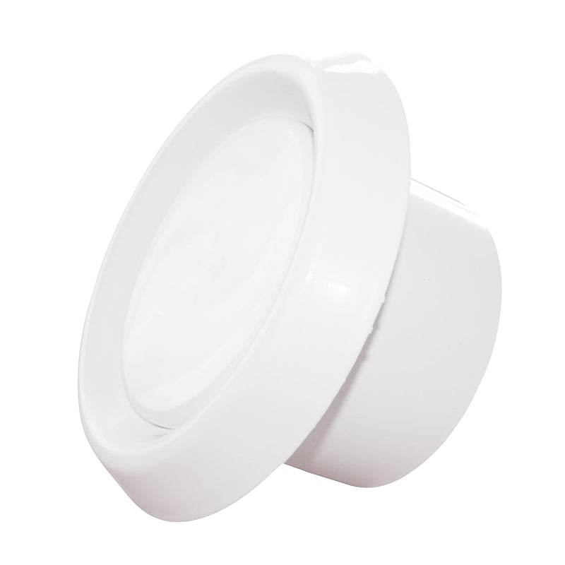 White Anemostat Intake Ceiling Valve, 100mm