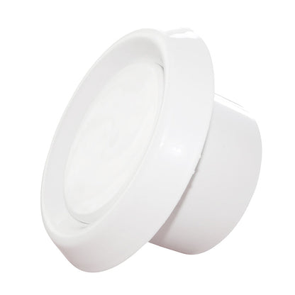 White Anemostat Intake Ceiling Valve, 100mm