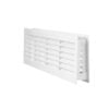 White Rectangle Louvre Door Vent, 90mm x 445mm
