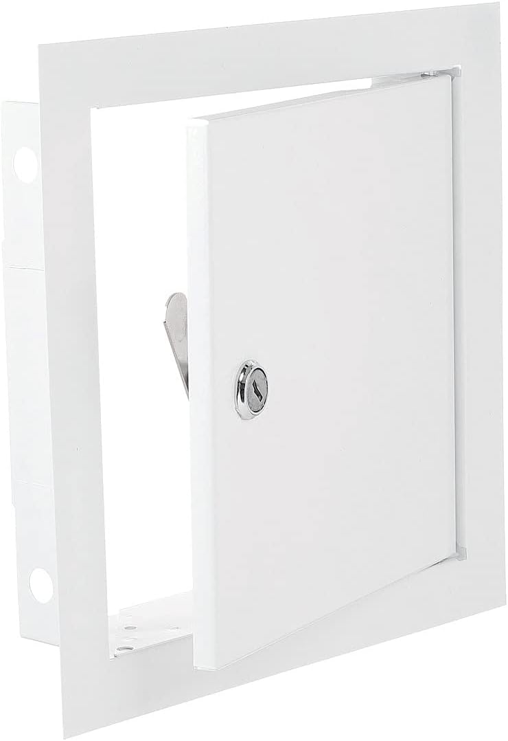 Lockable White Access Panel Service Door, 200mm x 250mm