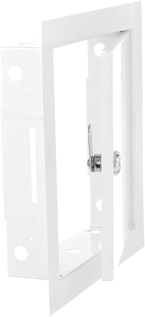 Lockable White Access Panel Service Door, 200mm x 250mm
