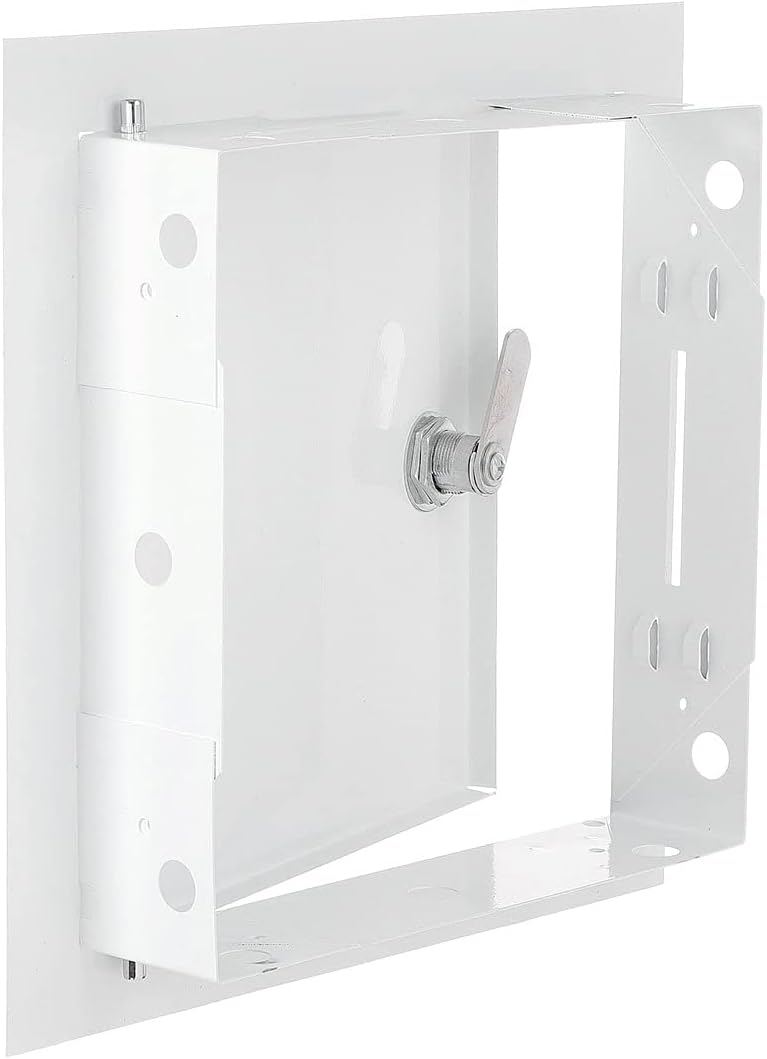 Lockable White Access Panel Service Door, 200mm x 200mm