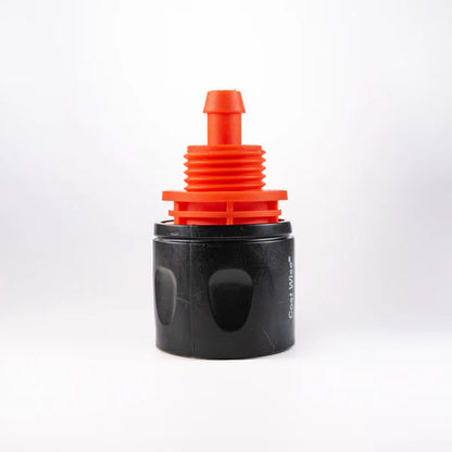 10mm Female Hose Connector, Black Orange