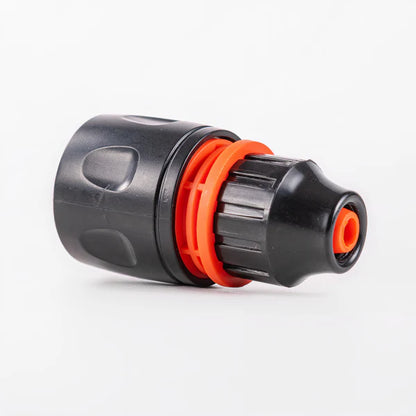 10mm Female Hose Connector, Black Orange