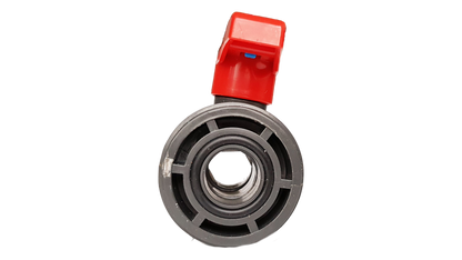 PVC Double Union Stopcock Valve, 1/2"