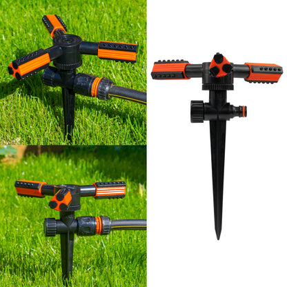 3 Arm Rotary Lawn Sprinkler on Spike, Eco line