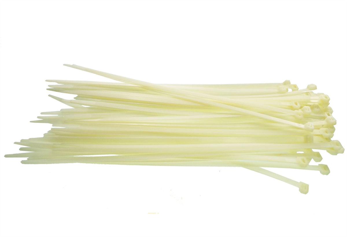 White cable ties 3.6mm x 300mm