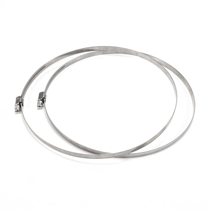 W2 Stainless Steel Hose Clips, 210mm - 230mm