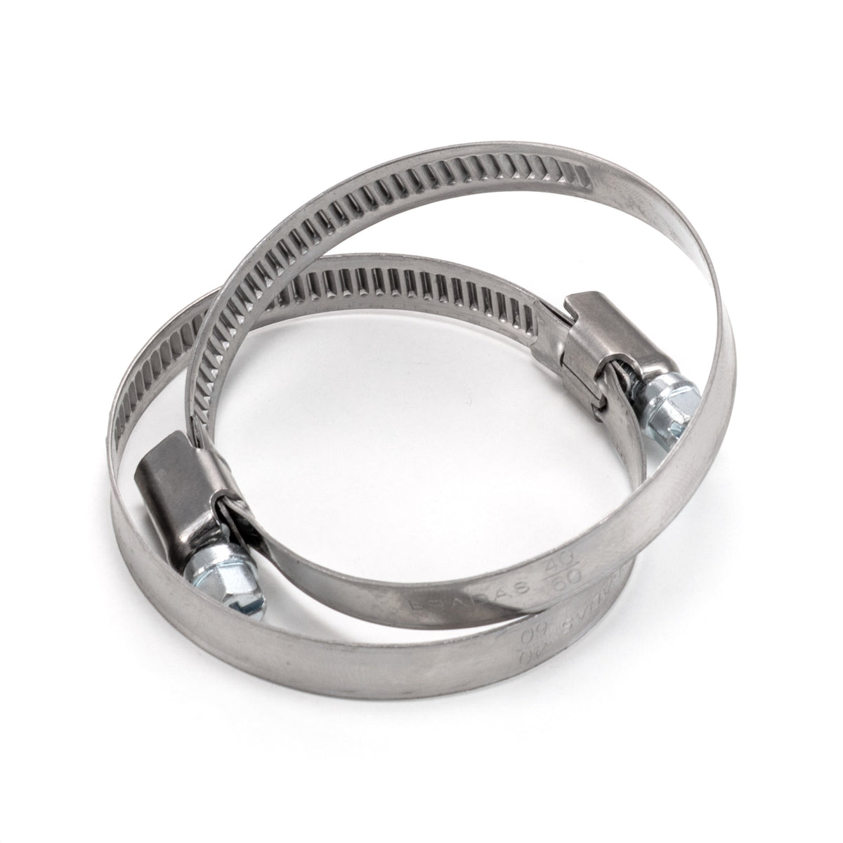 W2 Stainless Steel Hose Clips, 40mm - 60mm