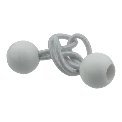 4" White Bungee Balls, (x200)