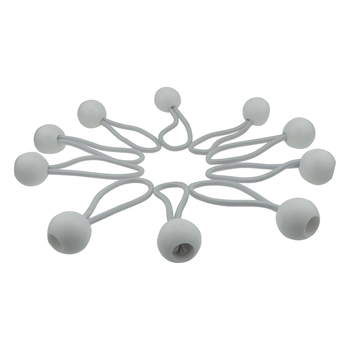 White Bungee Balls 4"