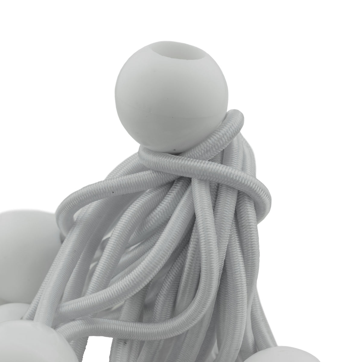 White Bungee Balls 4"
