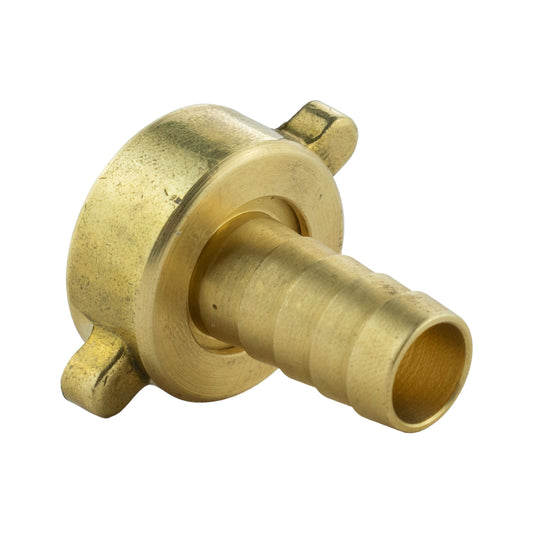 Brass 13mm Barbed Adapter with 1" BSP Female Thread
