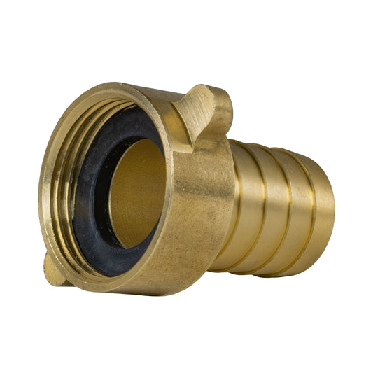 Brass 19mm Barbed Adapter with 1" BSP Female Thread