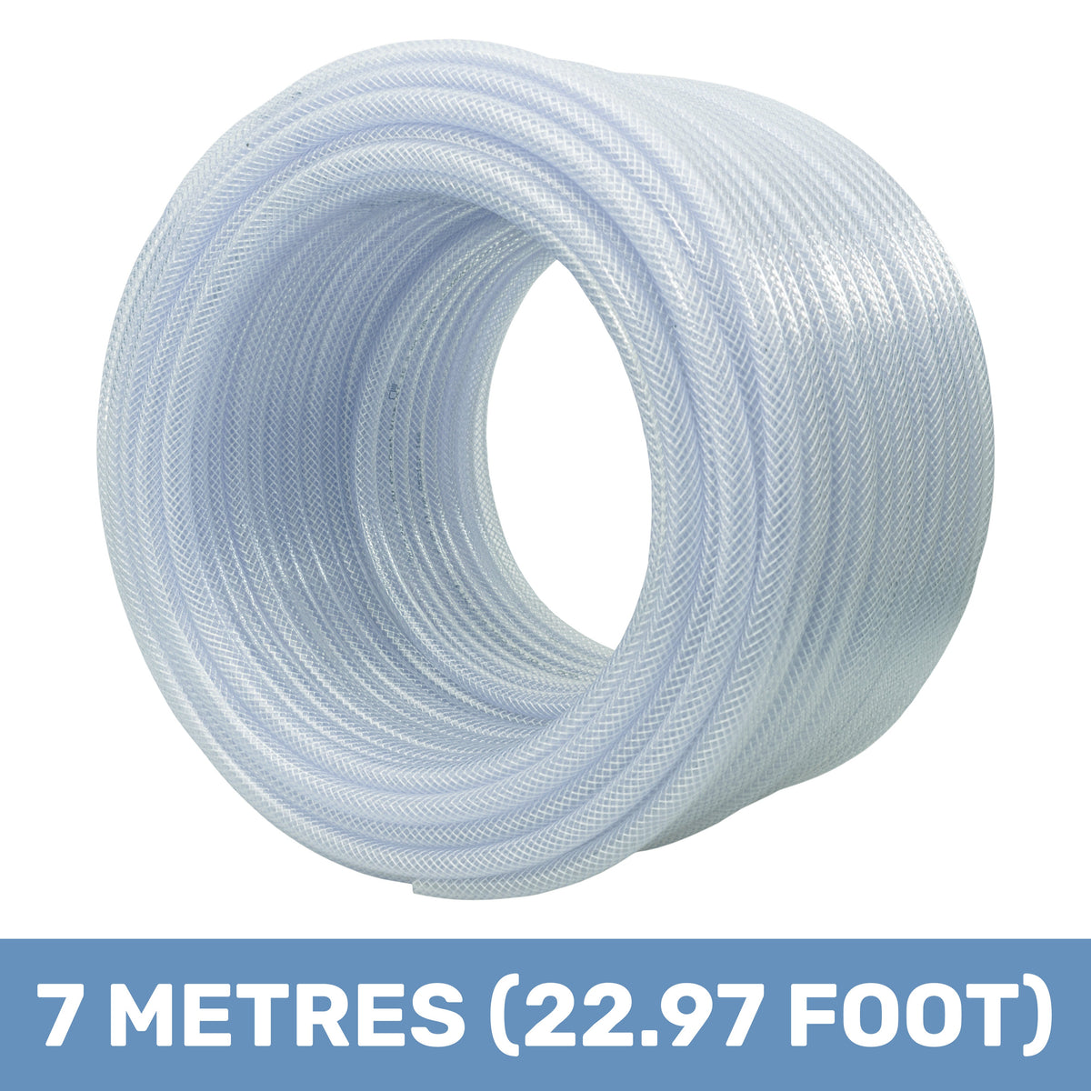 10mm Transparent Braided Reinforced Tech Hose