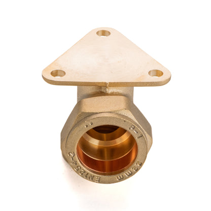 Brass Wall Flange for Copper 22mm Pipe - 3/4" BSPF