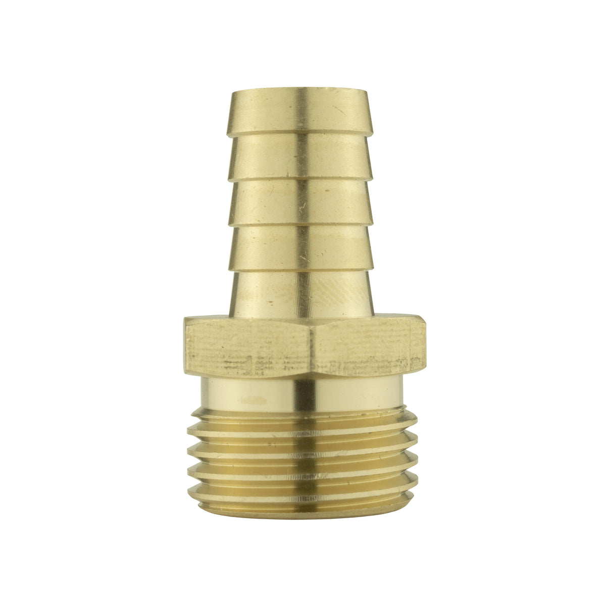 Brass 13mm Barbed Joiner with 1/2" BSP Male Thread