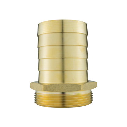 Brass 50mm Barbed Joiner with 2" BSP Male Thread