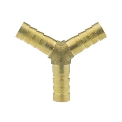 Brass 3-way Lateral Y-Tee Splitter, 8mm