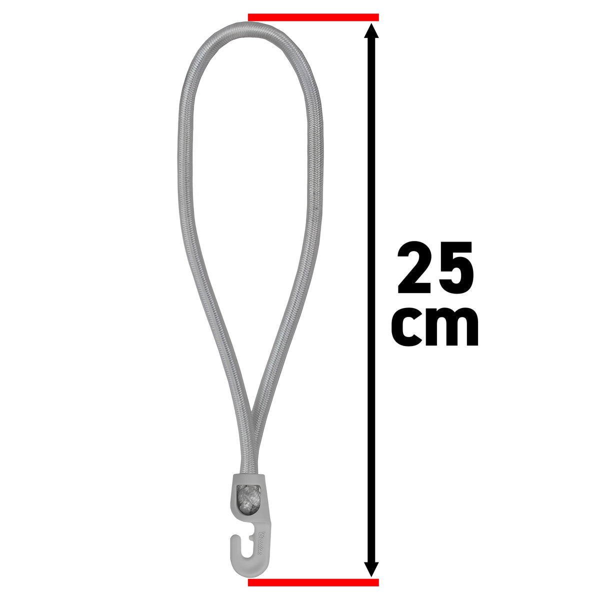 Bungee Loop with Hooks, 25cm