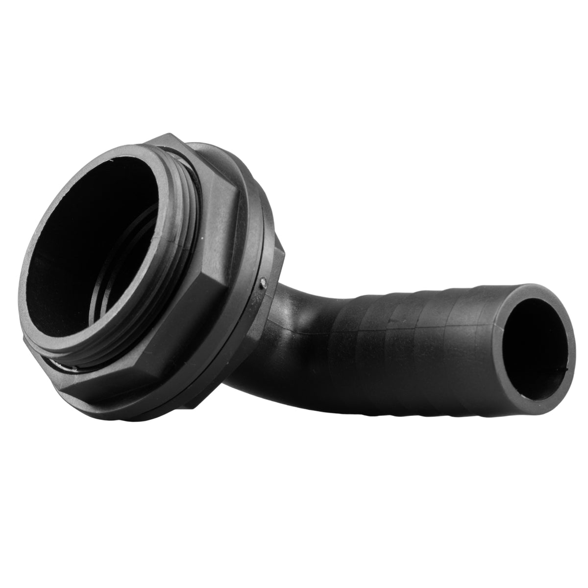 Water Butt 90° Overflow Elbow with Nut & Washer, 2" - 1.25"