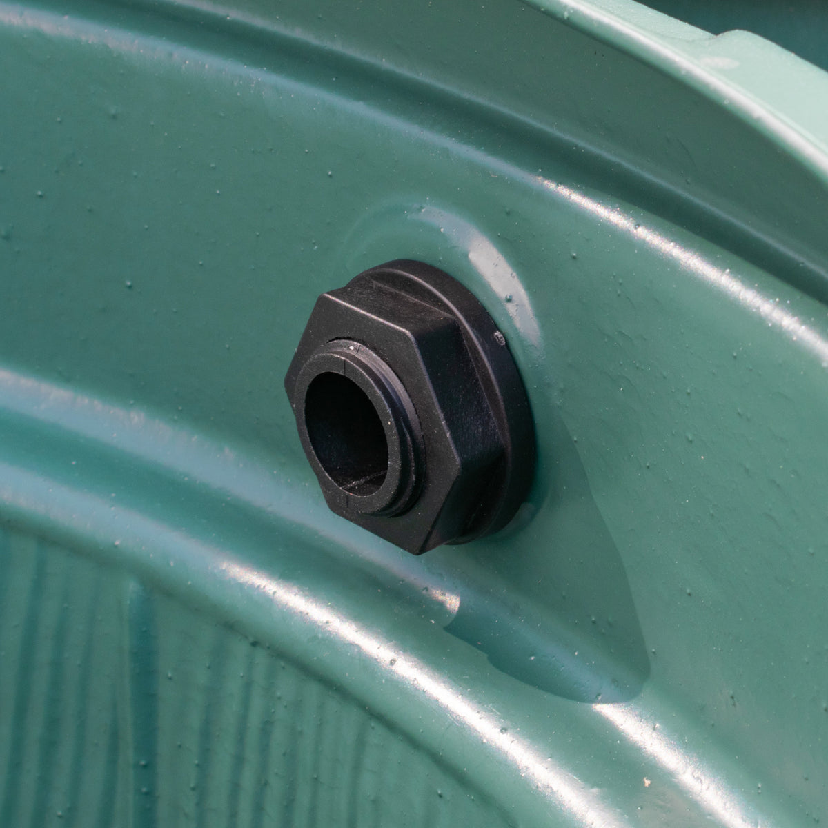 Water Butt 90° Overflow Elbow with Nut & Washer, 3/4"