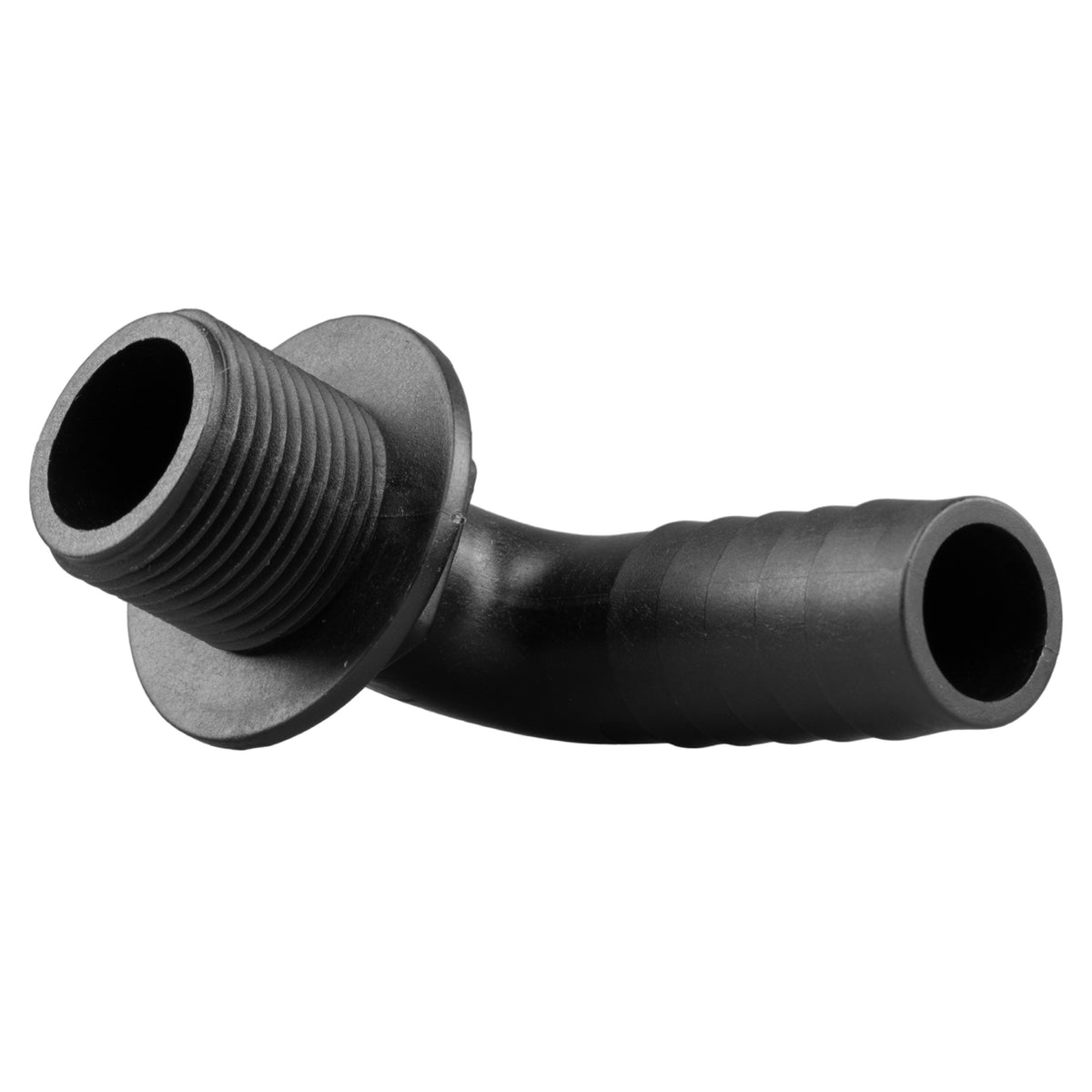 Water Butt 90° Overflow Elbow with Nut & Washer, 3/4"
