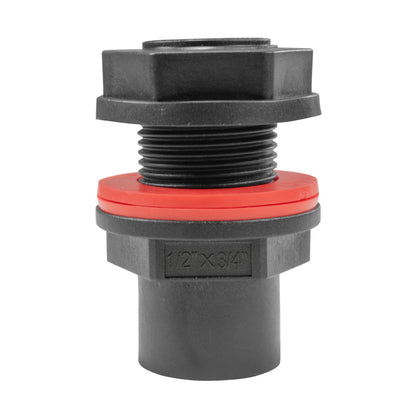 Water Butt Tank Adapter, 3/4" BSPM to 1/2" BSPF
