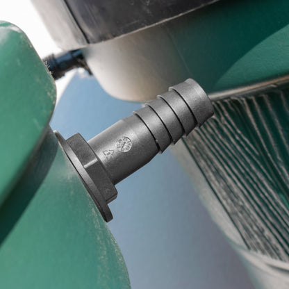 Water Butt Overflow Adapter with Nut & Washer, 1"