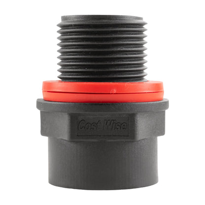 Male to Female Threaded Water Butt Tank Adapter, 1"