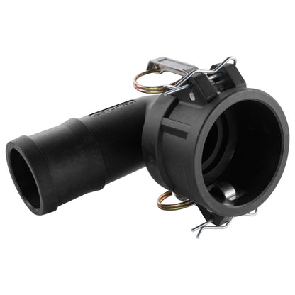 Type C Camlock Pipe Elbow Connector, 1.5"