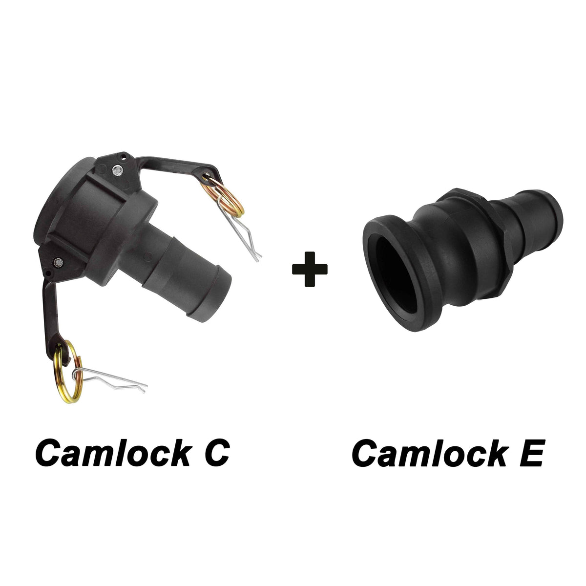 Type C + E Camlock Pipe Connector Set