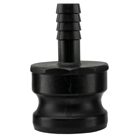 Type E Camlock Pipe Connector, 2" - 3/4" Barb