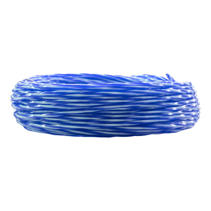 15m Dual Core Twisted Blue Chess Trimmer Line, 2mm