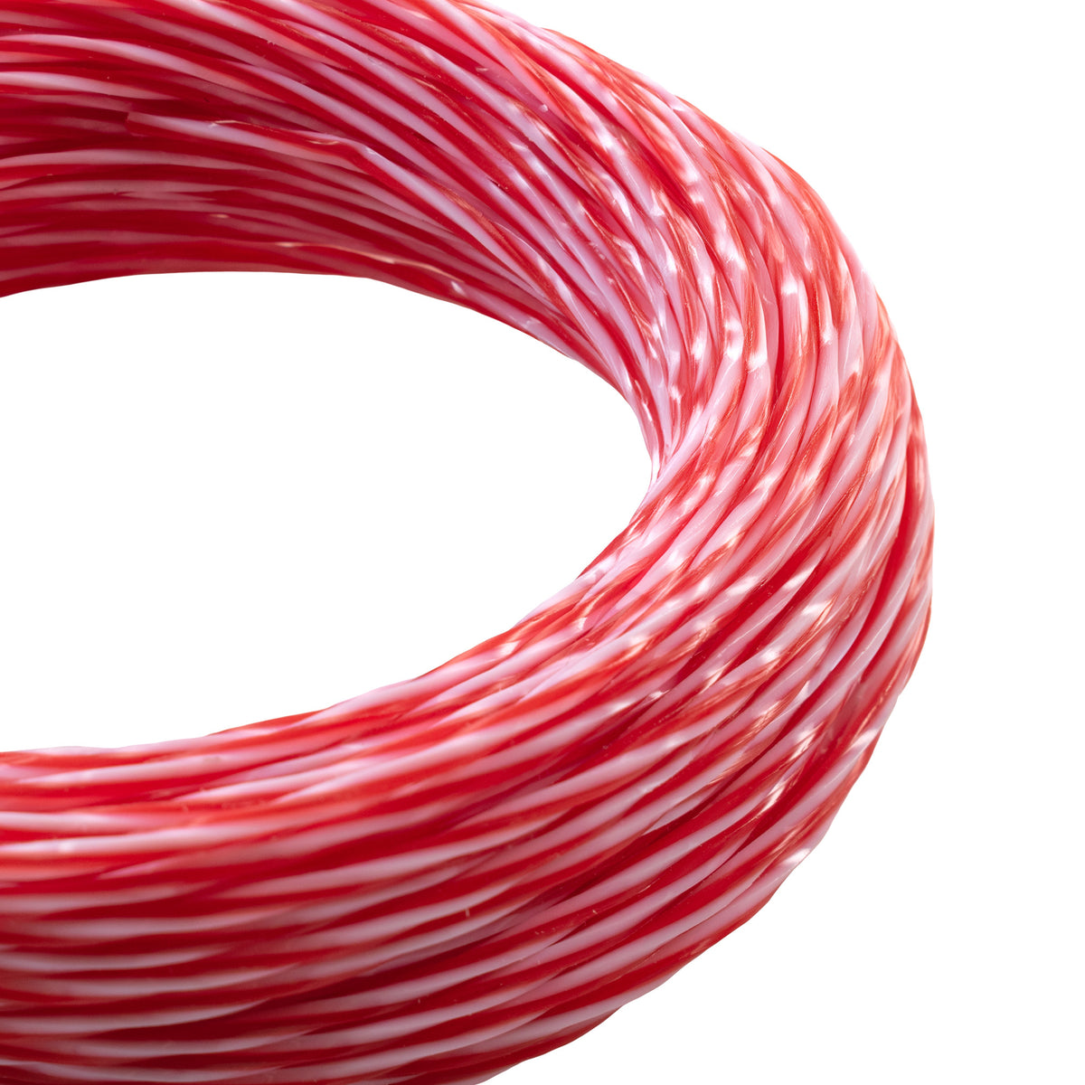 15m Dual Core Twisted Red Chess Trimmer Line, 1.6mm