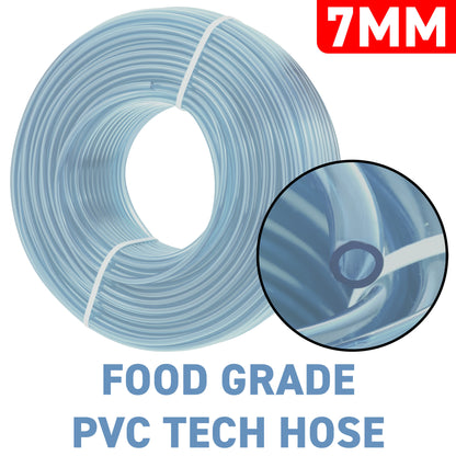 7mm Transparent PVC Technical Hose