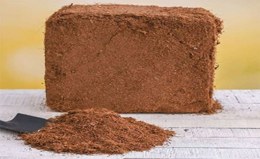 Organic Coconut Coir Fibre Natural Compost Brick, 650g